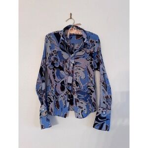 Vintage Abstract Button Down